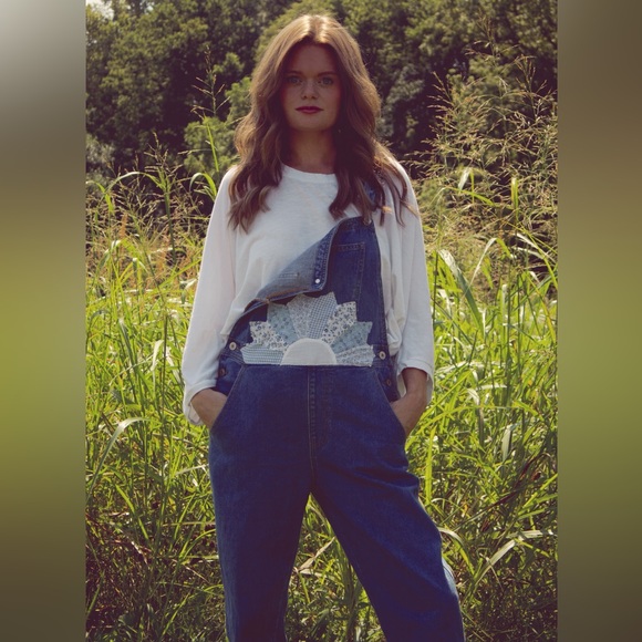 Custom patchwork overalls - Picture 2 of 6